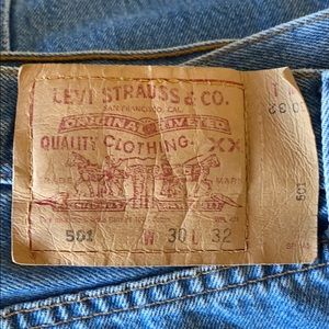 Levi 501 30x32